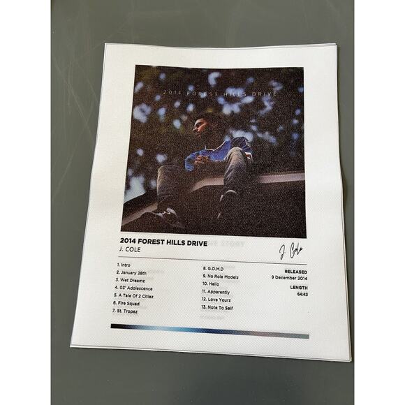 J COLE Poster Set of 6 Album Cover Canvas Posters 8 x 10 inch each Music Decor - Picture 4 of 8